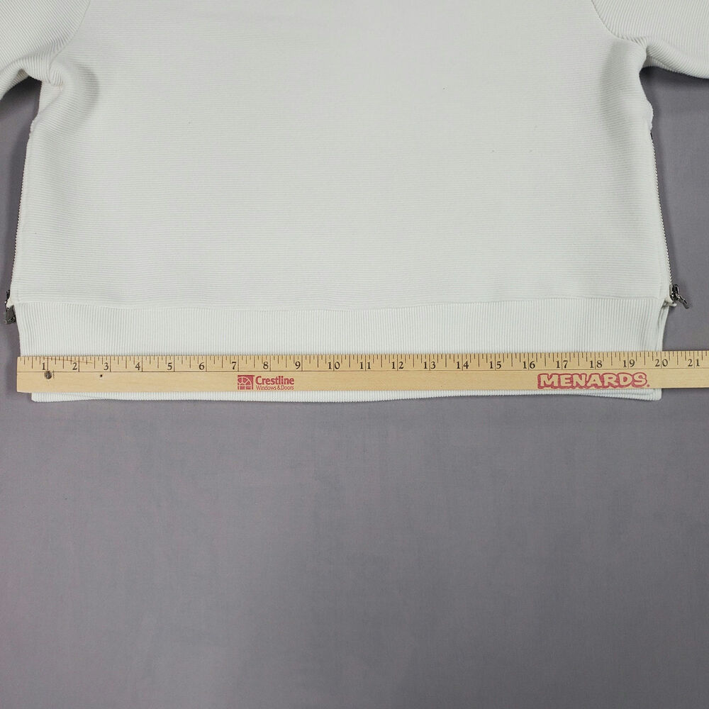 Varley Addelyn Sweatshirt Womens Size Small Side Zip Ribbing - Picture 3 of 11